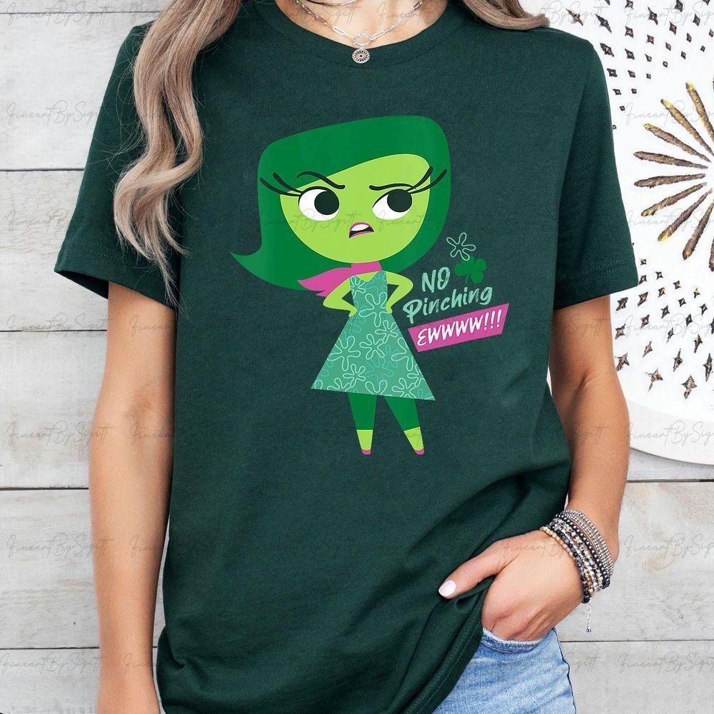 Pixar Inside Out Disgust Ew No Pinching St Patricks Day Vuitino Merch